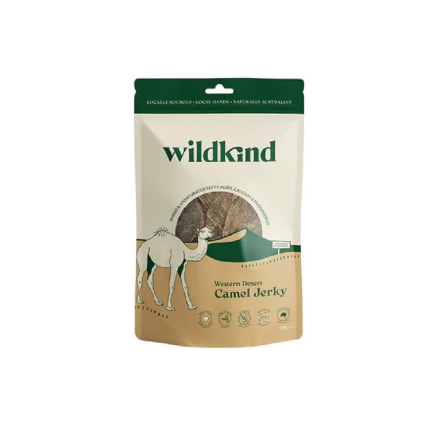 Wildkind 狗零食 風乾小食 駱駝肉乾 100g