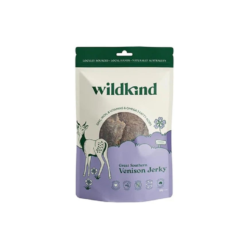 Wildkind 狗零食 風乾小食 鹿肉乾 100g