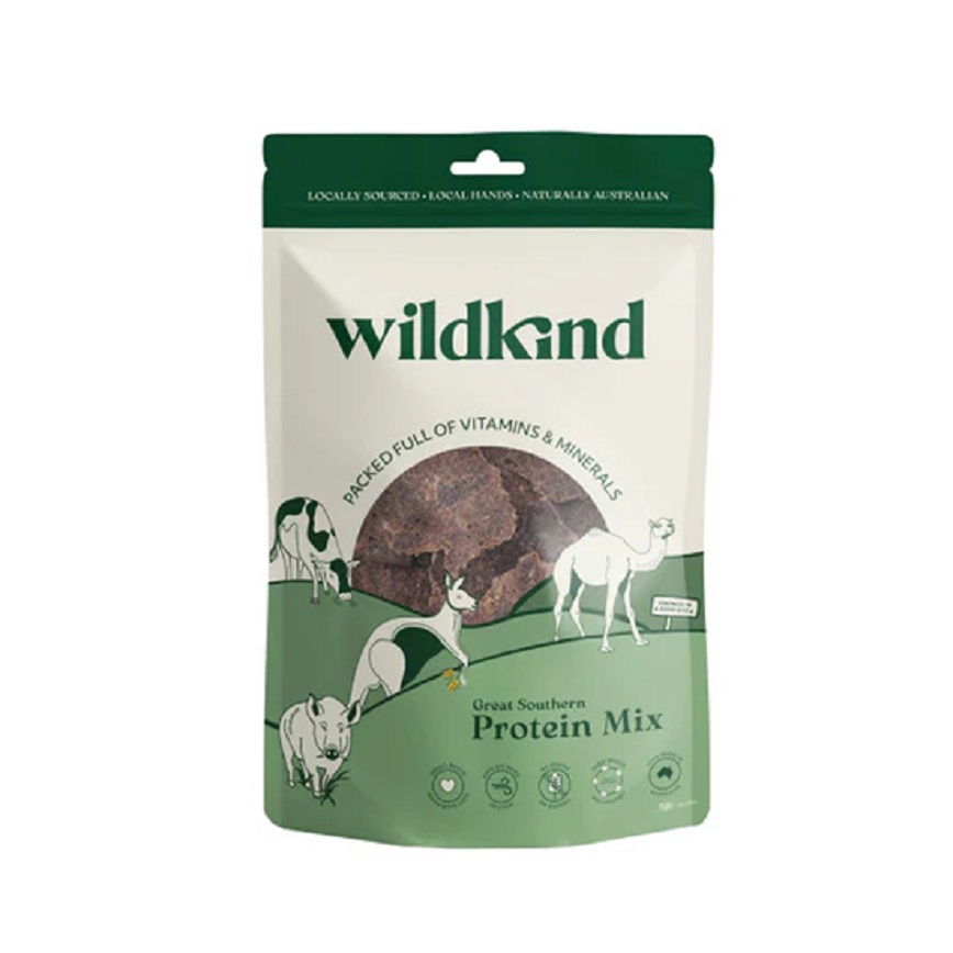 Wildkind 狗零食 風乾小食 雜錦肉乾 (袋鼠肉,牛肉,駱駝肉,野豬肉) 750g