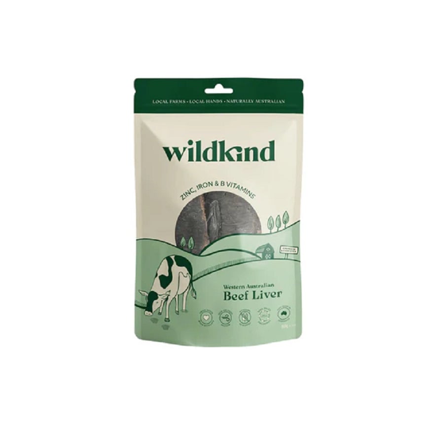 Wildkind 狗零食 風乾小食 牛肝 150g