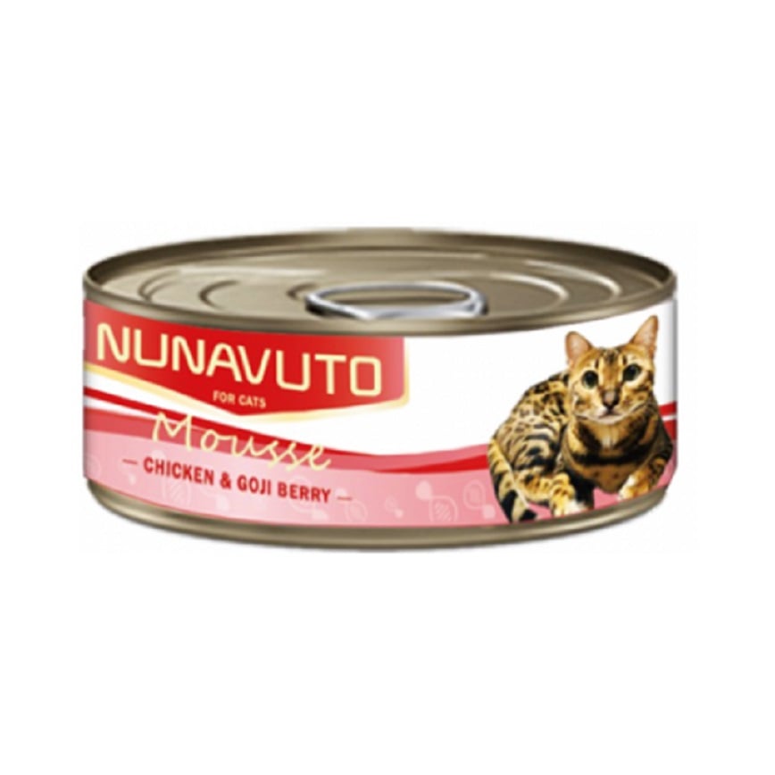 NUNAVUTO 貓罐頭 慕斯系列 雞肉+杞子 60gz (NU-35)