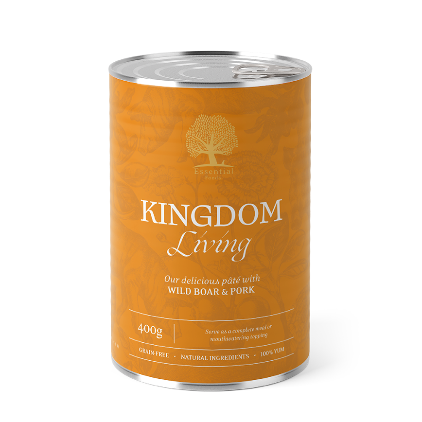 Essential Foods 易膳 狗罐頭 主食罐 完美帝國生活 Kingdom Living 400g (5021) (歐盟版)