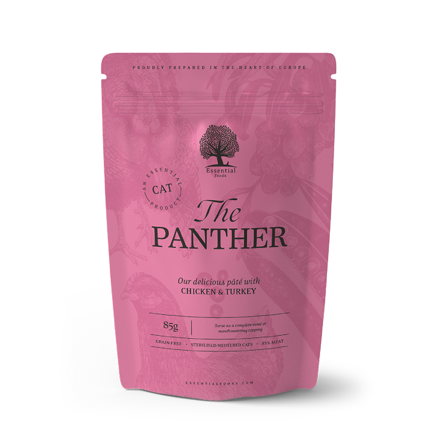 Essential Foods 易膳 貓濕糧 粉紅豹豹 The Panther 85g (PP-85G) (歐盟版)