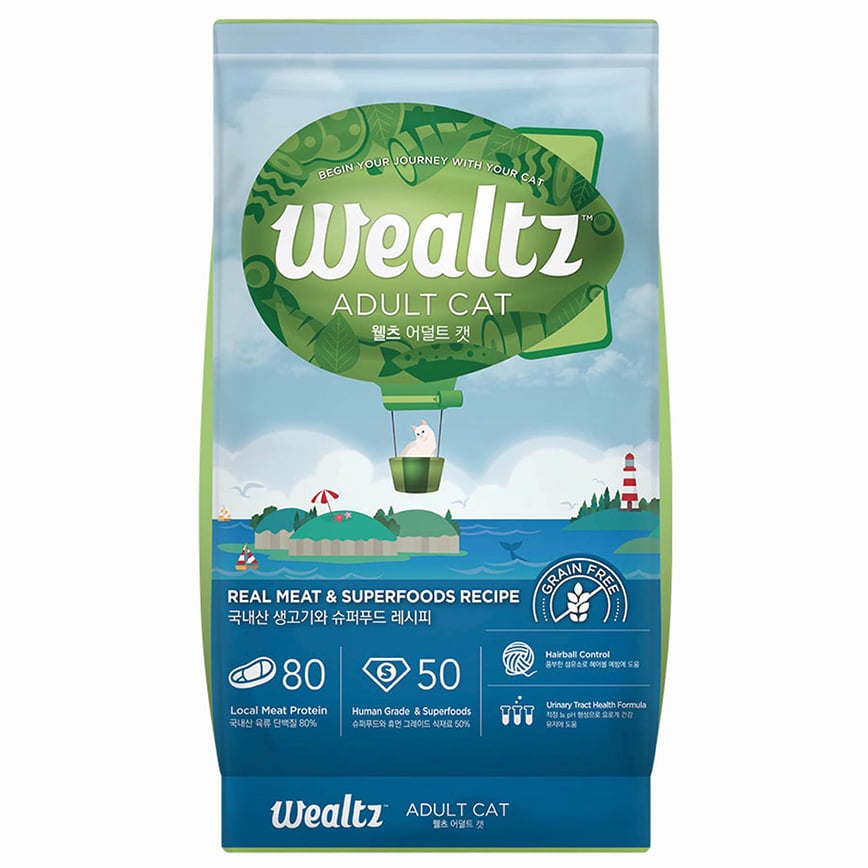 Wealtz 貓糧 成貓配方 鮮雞肉+超級食物食譜 2.1kg (WCA5346) 圖 1