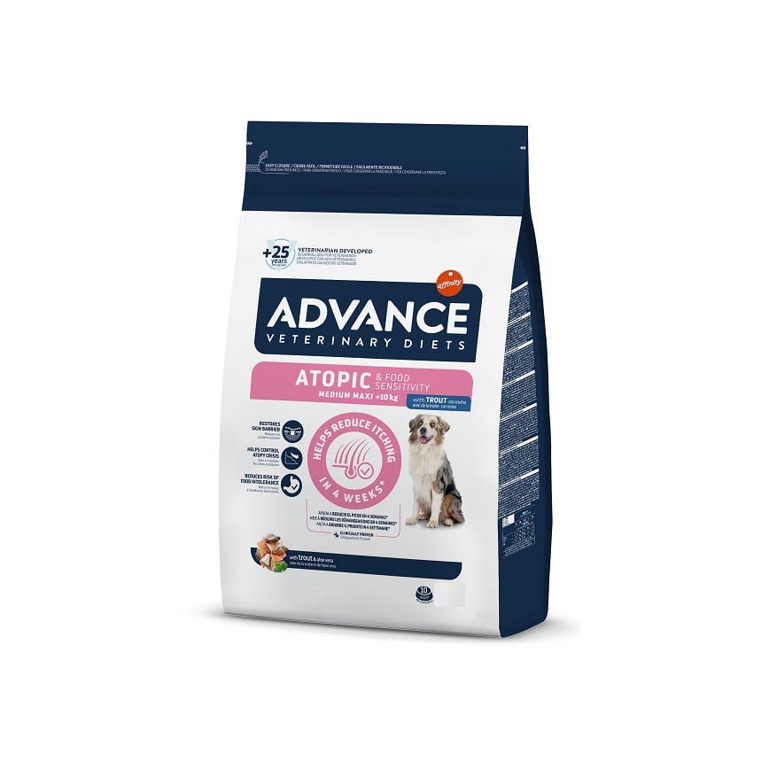 ADVANCE 處方糧 狗糧 中大型犬皮膚配方 ATOPIC MEDIUM-MAXI 12kg (923676)