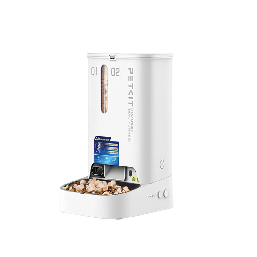 PETKIT YumShare Gemini 2 AI智能鏡頭餵食器 ⽩ 2L + 3L (pkd5sh)