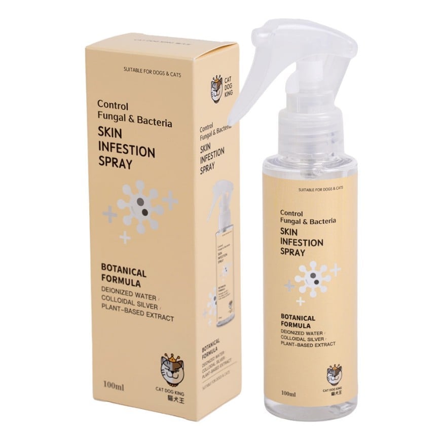 貓犬王 貓犬用 控真菌寵物皮膚噴劑 100ml (CDK2078)