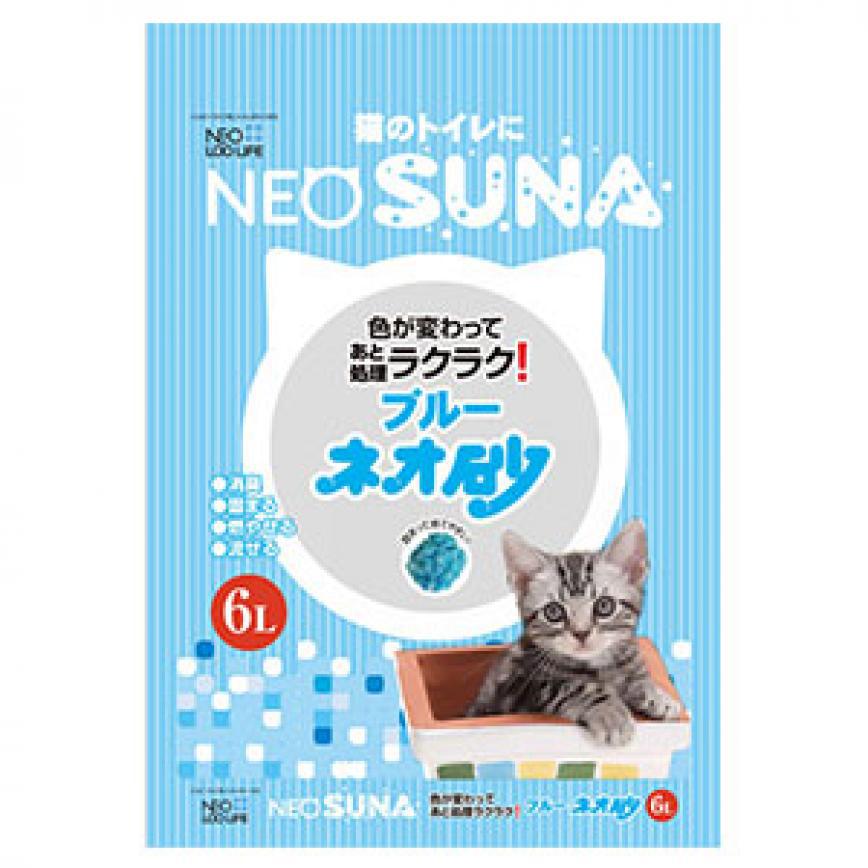 日本NEO SUNA變色紙砂 6L (淺藍色) (破損品)