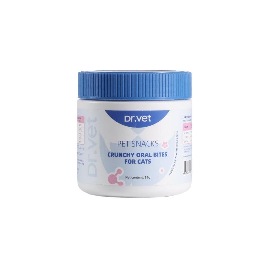 Dr.Vet 貓用 潔齒凍乾粒 口腔保健 35g (dv04745)