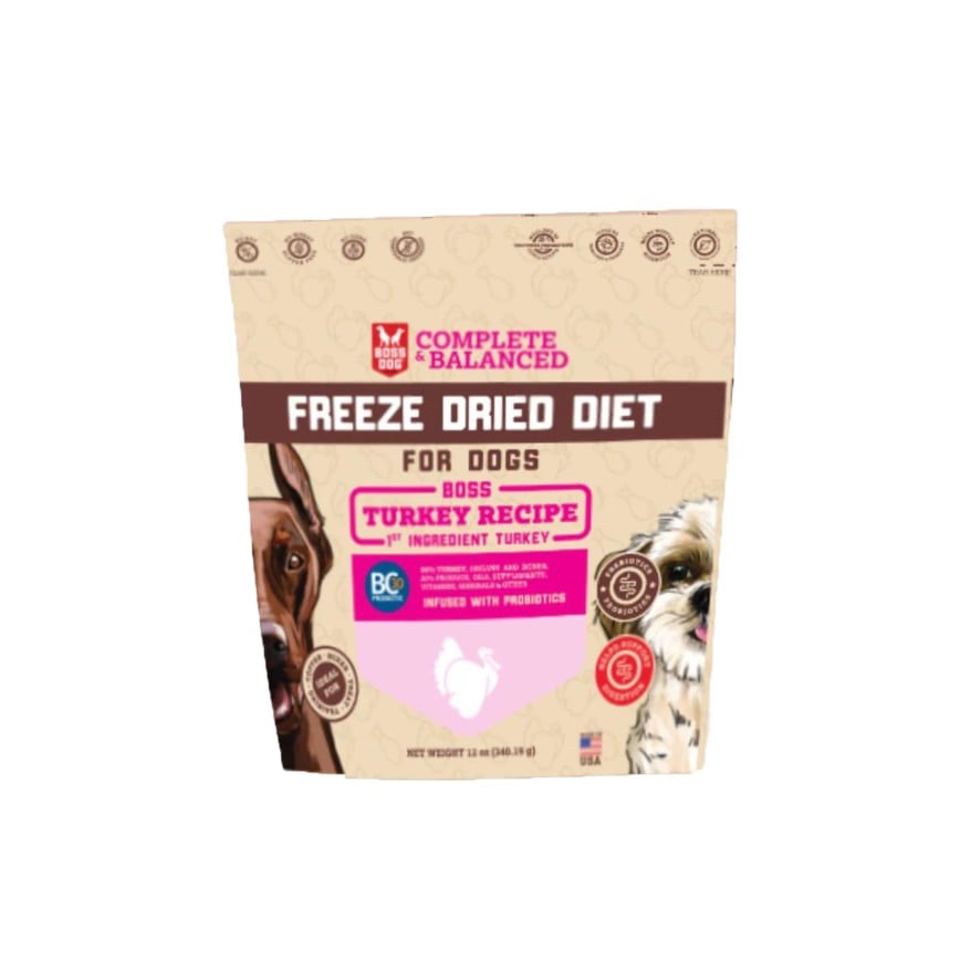 Boss Dog 犬用主食凍乾 火雞配方 12oz (02413)