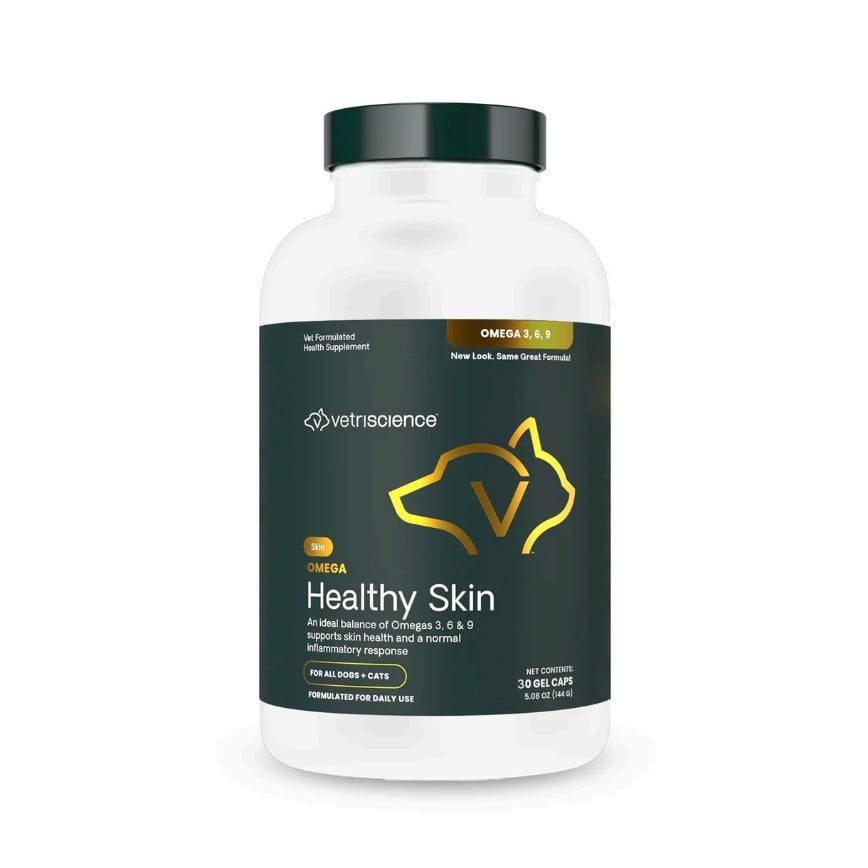 VetriScience 貓犬用 用皮膚健康魚油3,6,9膠囊 30粒 (09IT367.030)