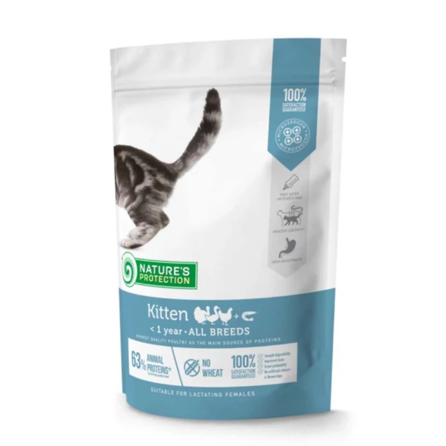 Nature's Protection 貓糧 幼貓糧 貓隻系列 初生幼貓配方 400g 白淺藍 (FK343400G)