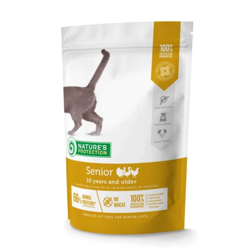 Nature's Protection 貓糧 老貓糧 加護系列 活力老貓配方 400g 白黃 (FS431400G)