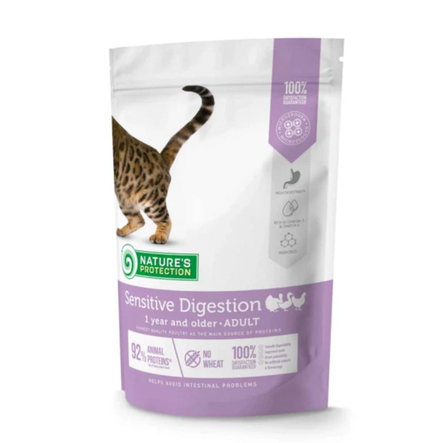 Nature's Protection 貓糧 成貓糧 加護系列 腸胃敏感配方 400g 白紫 (FD3510.4K)