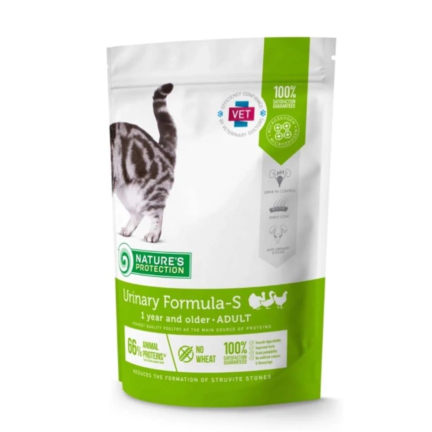 Nature's Protection 貓糧 成貓糧 加護系列 泌尿系統護理配方 400g 白綠 (FU354400G)