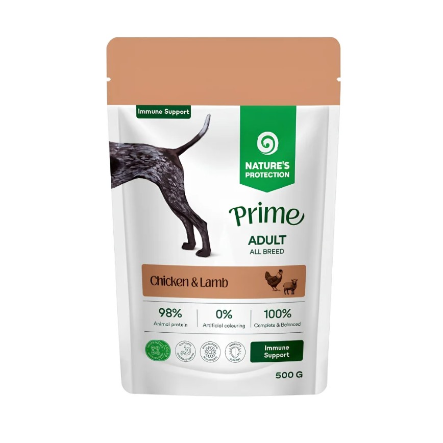Nature's Protection 狗濕糧 成犬主食濕糧 雞肉+羊肉 500g (DIP25500G)