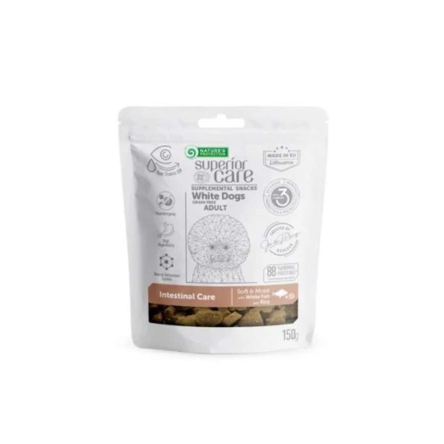 Nature's Protection 成犬功能性補充零食包 腸道護理小食 白魚 150g (SNIN150D)