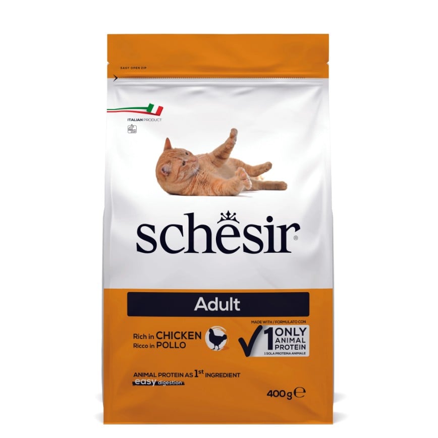 Schesir 貓糧 成貓糧 天然雞肉配方 400g (SCH76002)