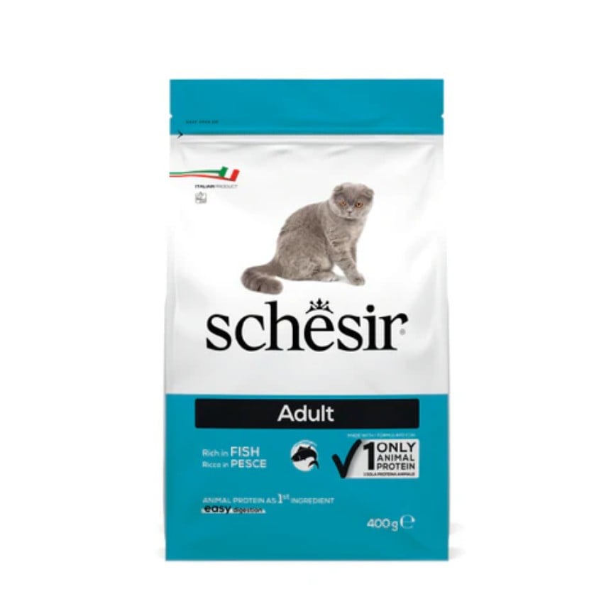 Schesir 貓糧 成貓糧 天然魚肉配方 400g (SCH76003)