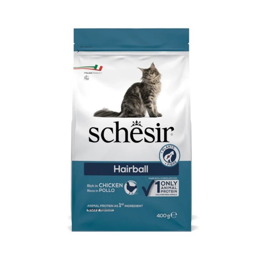 Schesir 天然去毛球貓糧 400g (SCH76005)