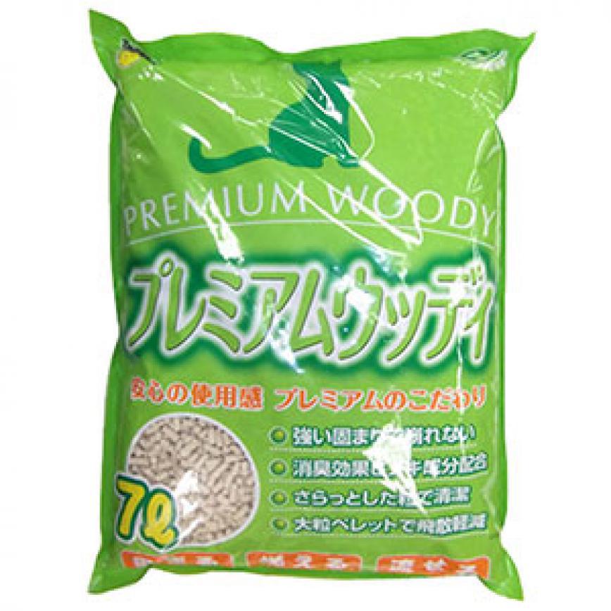 日本Super Cat高級消臭木砂 7L (破損品)