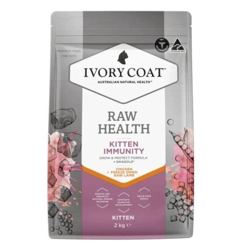Ivory Coat 貓糧 無穀物雞肉+生羊肺凍乾 免疫力增強幼貓配方 2kg (ICS-261308)