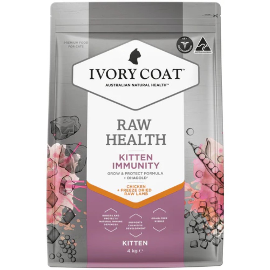 Ivory Coat 貓糧 無穀物雞肉+生羊肺凍乾 免疫力增強幼貓配方 4kg (ICS-261311)