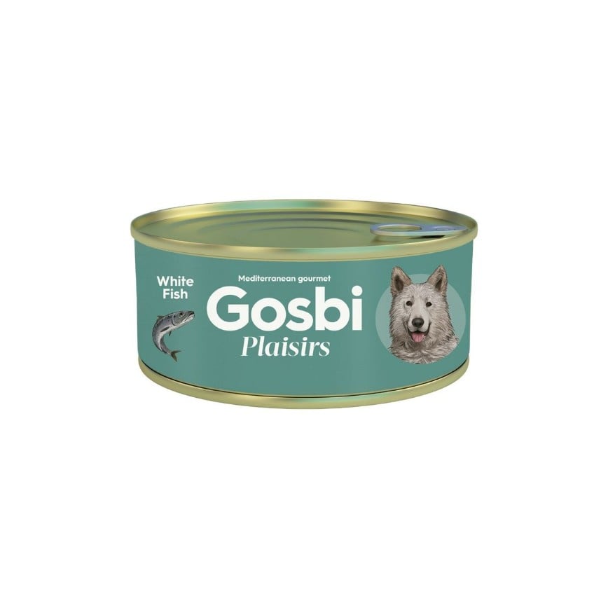 Gosbi Plaisirs 無穀物狗罐頭 白魚 175g (GPWF185)