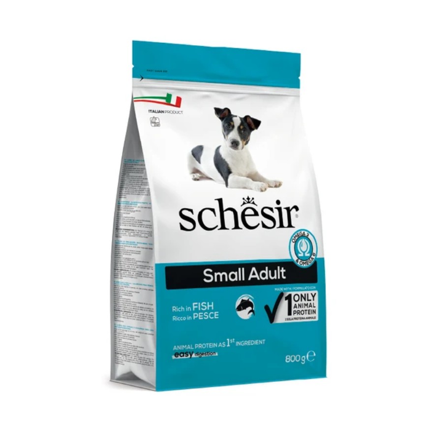 Schesir 狗糧 小型成犬糧 天然魚肉配方 800g (SCH15002) 圖 1