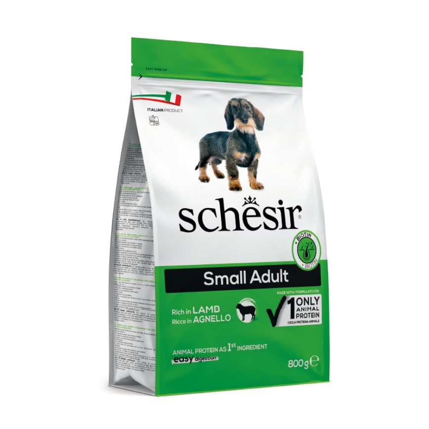 Schesir 狗糧 小型成犬糧 天然羊肉配方 800g (SCH15007)