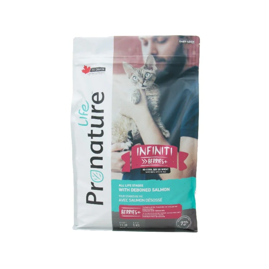 Pronature Life 貓糧 全貓糧 INFINITI草本保健配方 三文魚 5kg (LB58725)