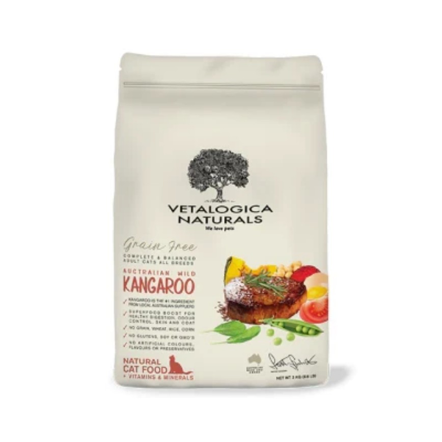 Vetalogica 貓糧 成貓無穀野生袋鼠肉低敏感配方 3kg (VTG00103)