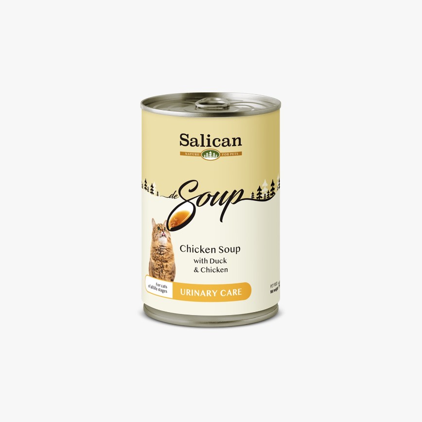 Salican 貓罐頭 功能湯罐系列 Urinary Care 泌尿護理 鴨肉+雞肉 140g (003809)