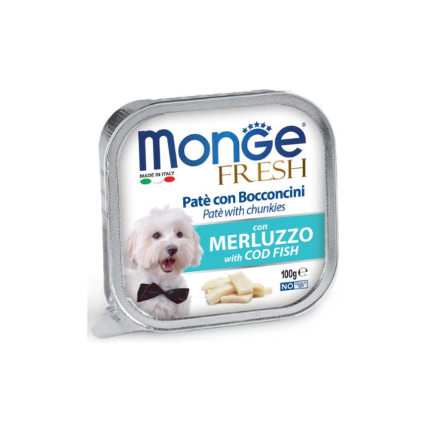 Monge Fresh 狗餐盒 鱈魚 100g (MO3109) 圖 1