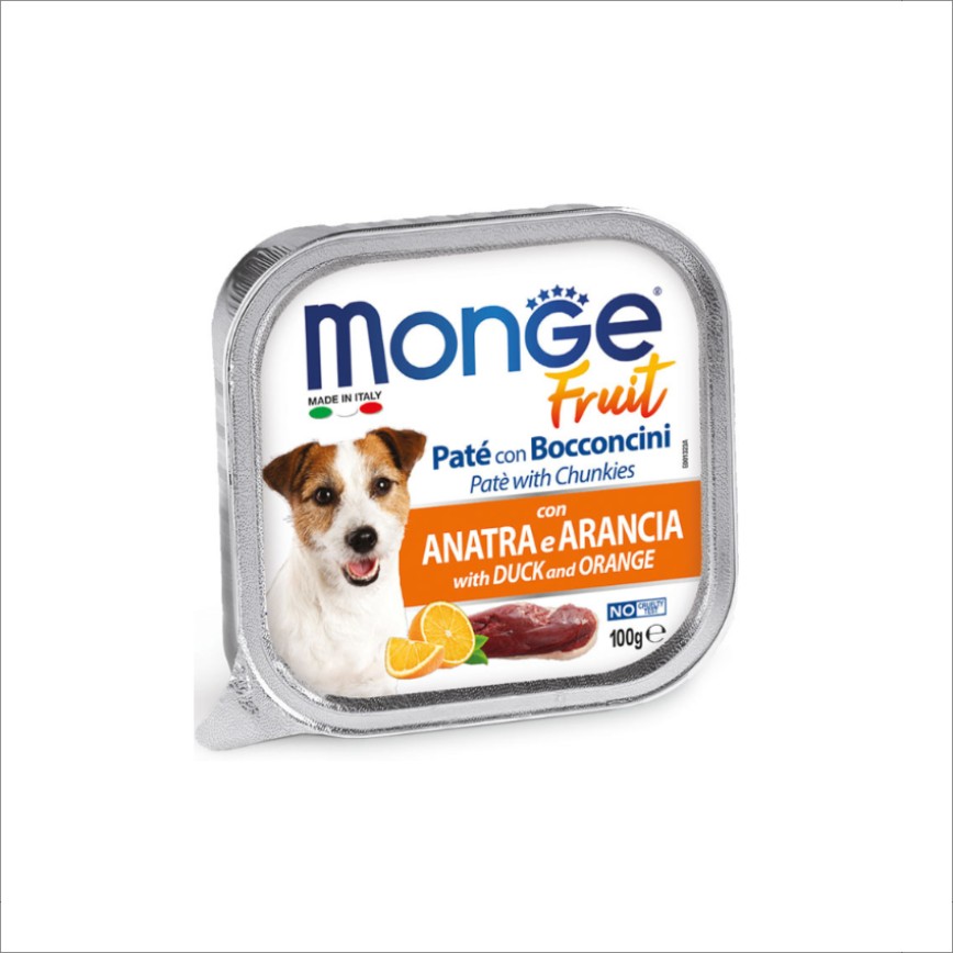 Monge Fresh 狗餐盒 鴨肉香橙 100g (MO3239)