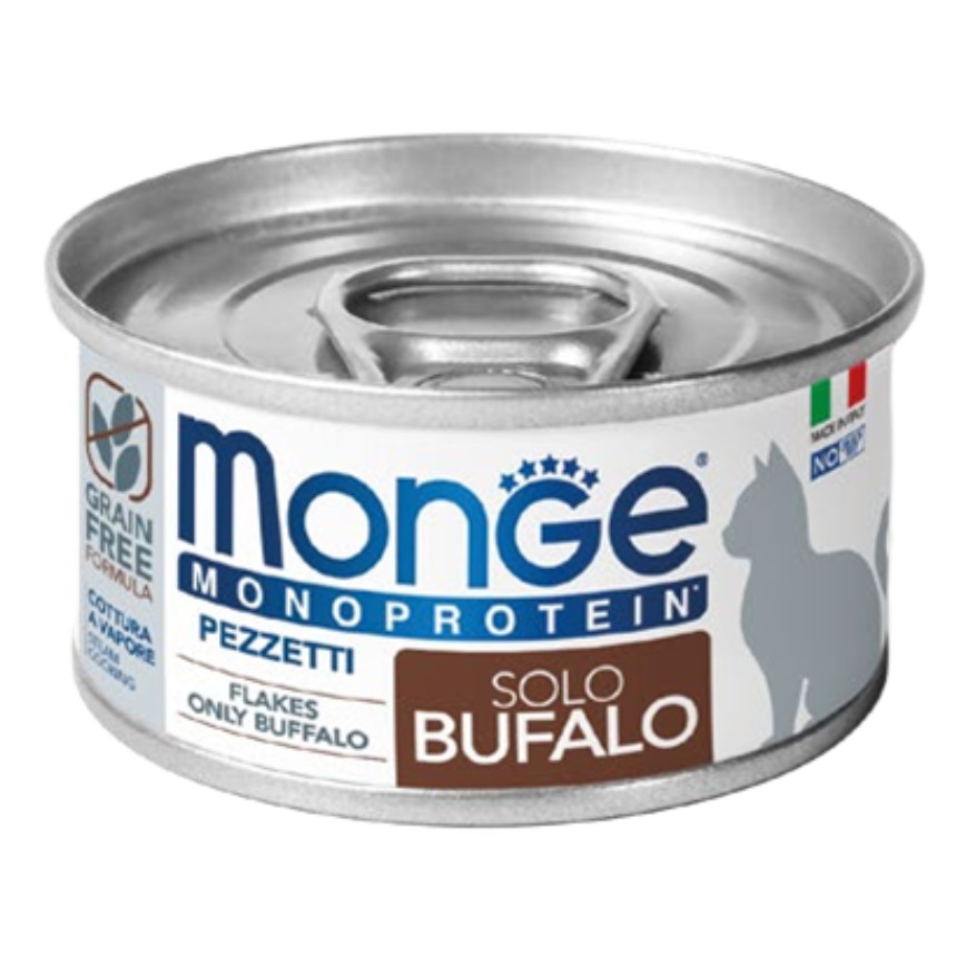 Monge 貓罐頭 單一蛋白系列 水牛肉 80g (MO3826) (新舊包裝隨機發貨) 