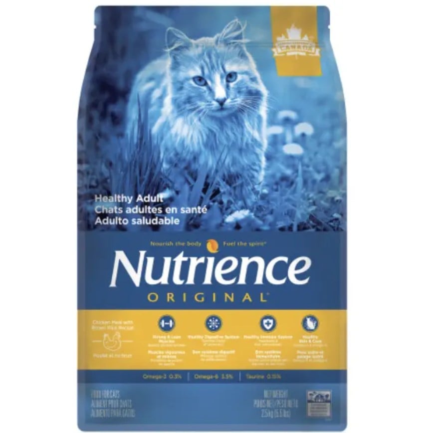NUTRIENCE Original 貓糧 經典系列 成貓配方 雞肉+糙米 5.5lb (C2461) 圖 1