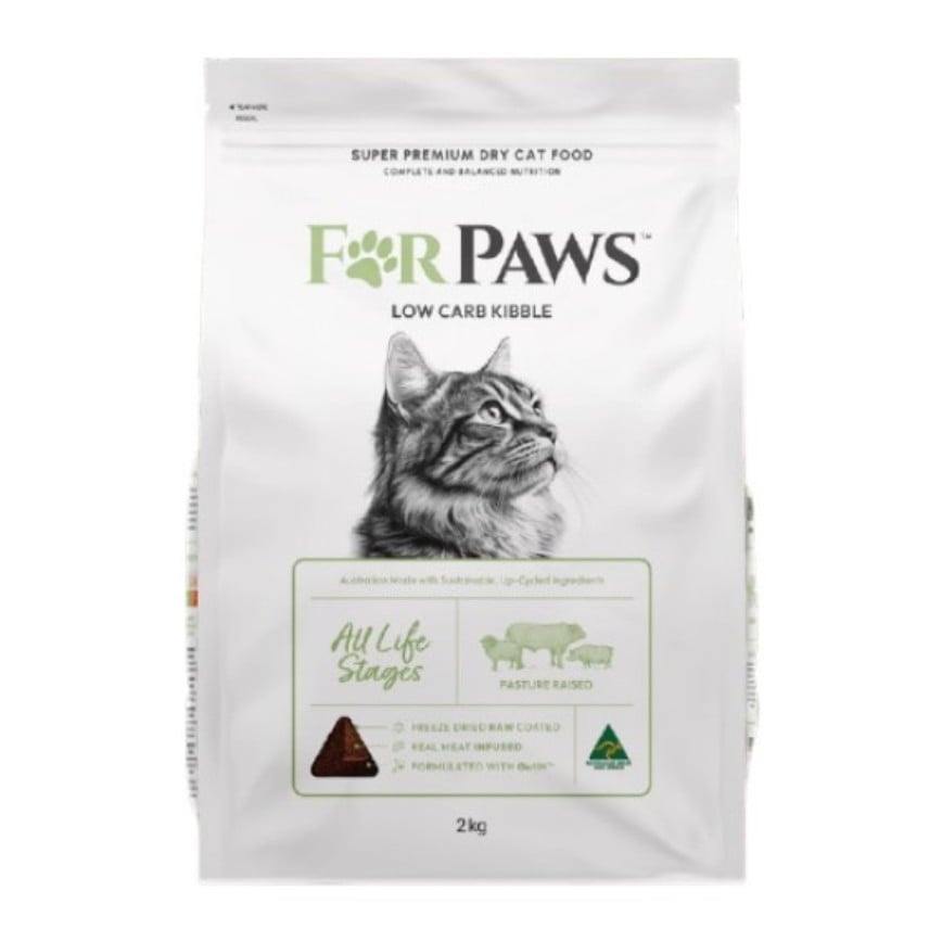 For Paws 賦寶 貓乾糧 低碳水 草原配方 74%羊+牛+豬 2kg (FR_G)