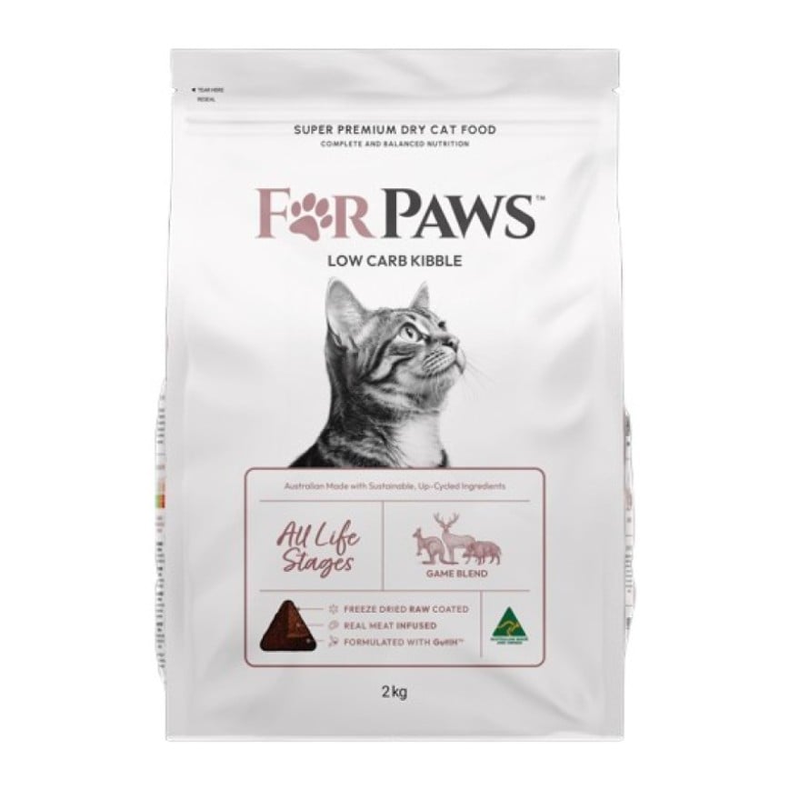 For Paws 賦寶 貓乾糧 低碳水 森林配方 71%袋鼠+野豬+鹿 2kg (FP_P)