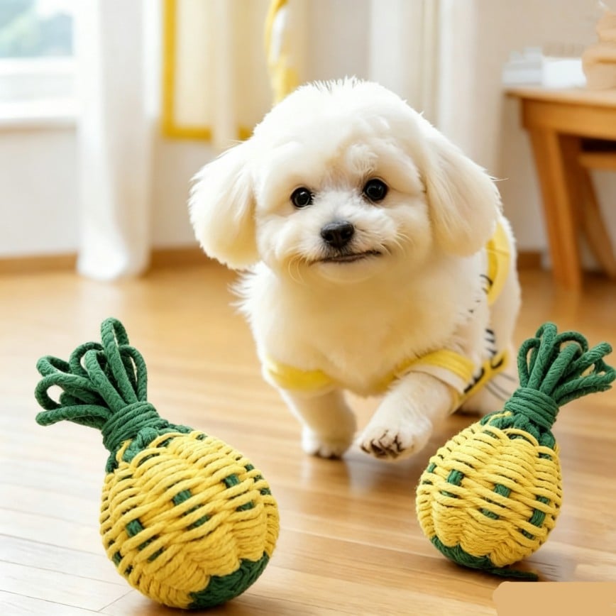 狗玩具 菠蘿跳跳球