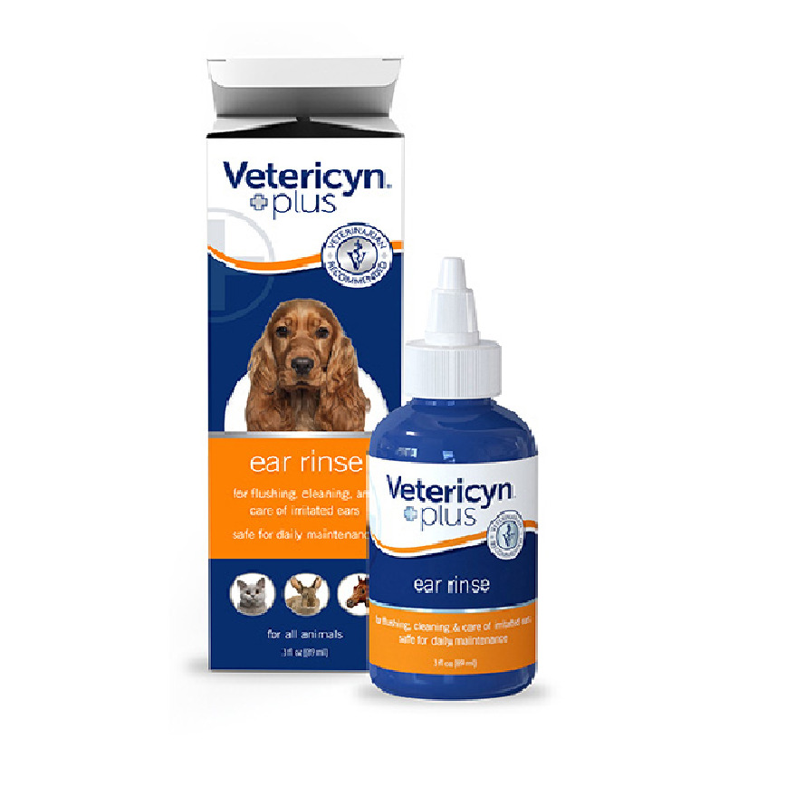 Vetericyn Plus維特 寵物神仙洗耳水 Ear Rinse 3oz (貓犬用) (VC1027) 隨機包裝