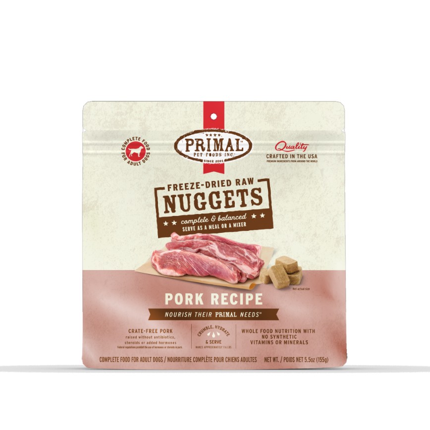 Primal 狗糧 脫水凍乾生肉主食糧 豚肉配方 5.5oz (CPKF5FD)
