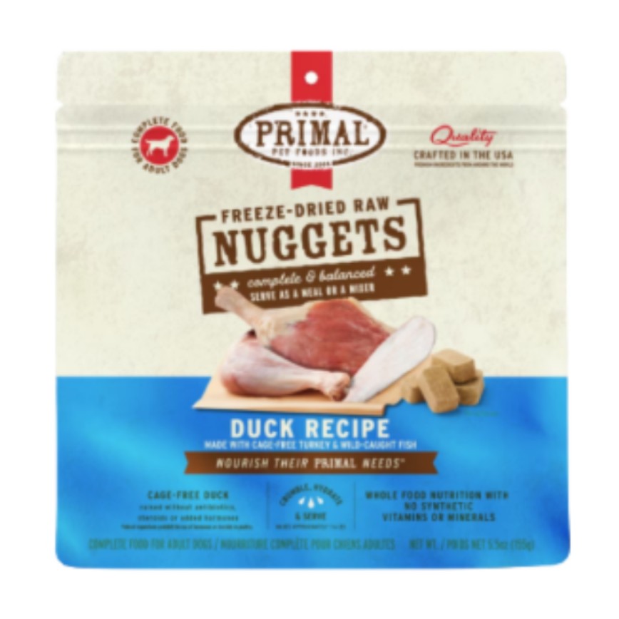 Primal 狗糧 脫水凍乾生肉主食糧 鴨肉+火雞+魚配方 5.5oz (CDTKF5FD)