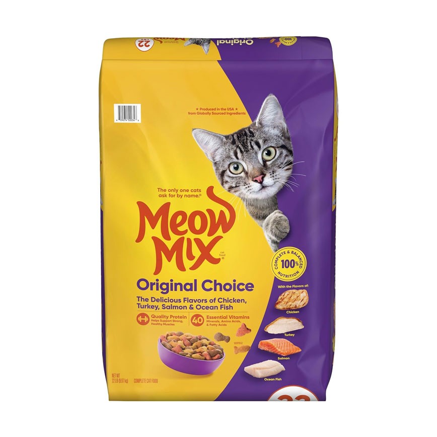 Meow Mix 貓糧 原味配方 22lb (紫) (MM452034)