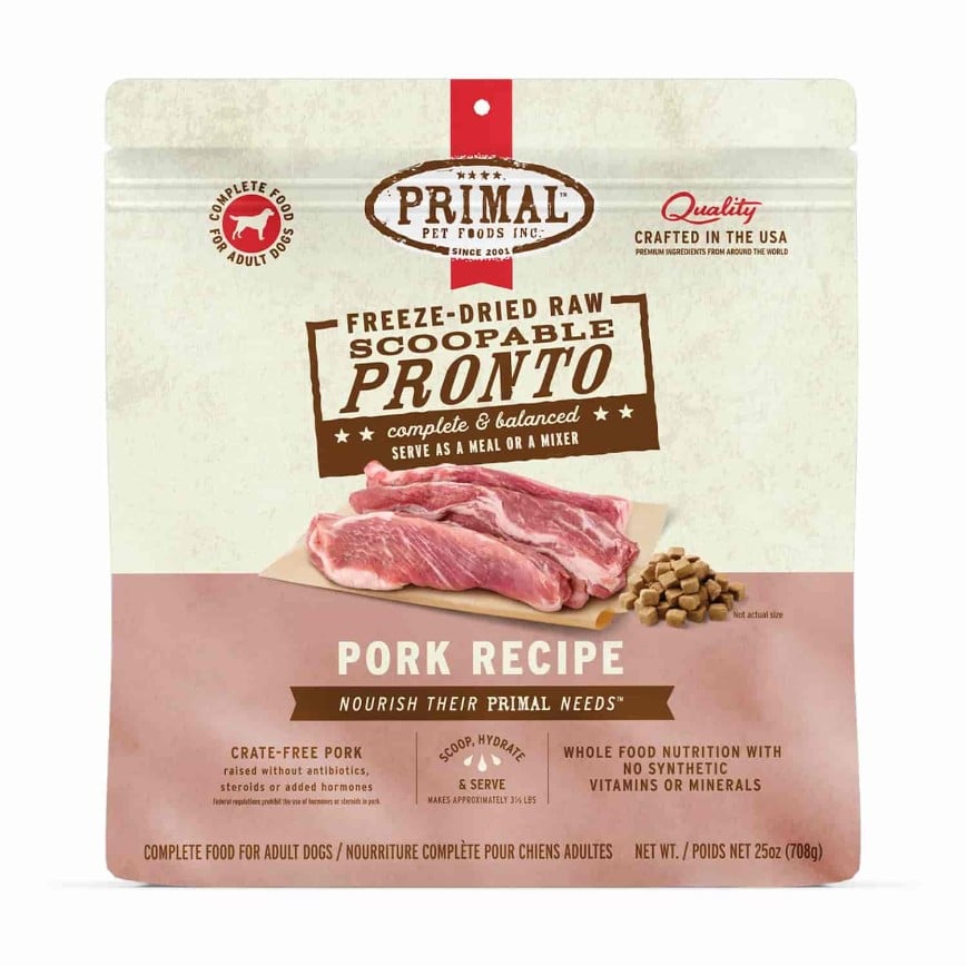 Primal 狗糧 脫水凍乾肉粒系列 豬肉配方 16oz (CPPRFD16)