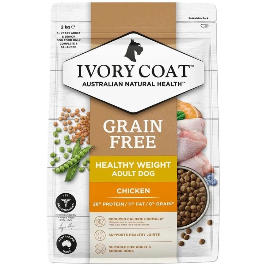 Ivory Coat 狗糧 體重管理成犬配方 雞+亞麻籽 13kg (IAF13K) 圖 1