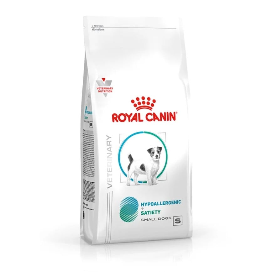 Royal Canin 處方糧 法國皇家狗糧 HYPOALLERGENIC+SATIETY 小型犬低敏+飽足感處方 1kg (4099200)