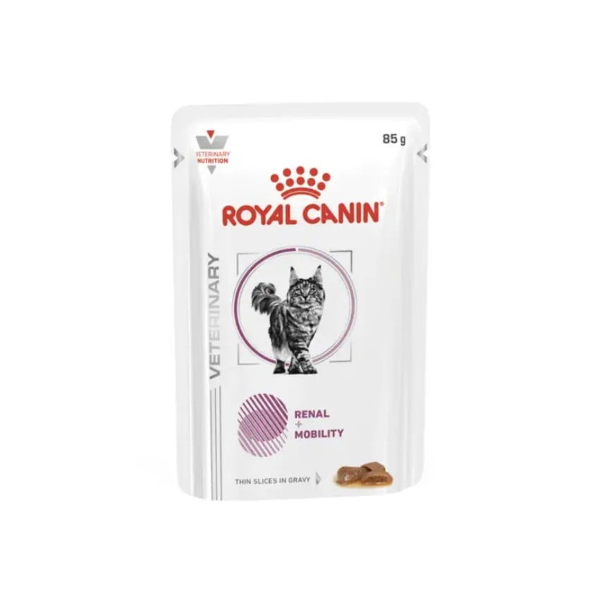 Royal Canin 處方糧 法國皇家 貓濕糧 RENAL+MOBILITY 腎臟+關節處方 (肉汁) 85g (4111500)