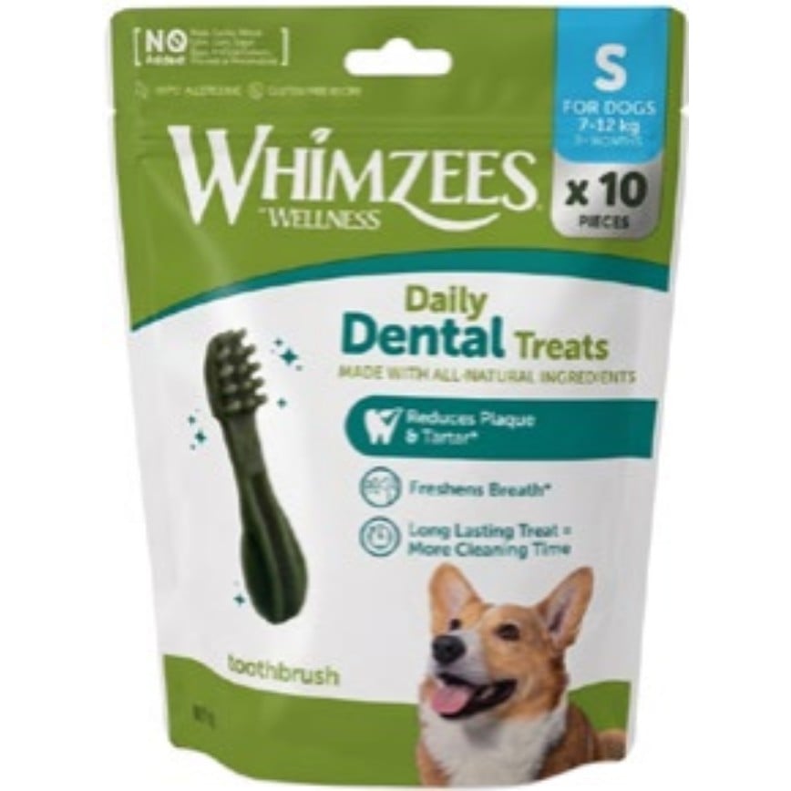 WHIMZEES 小型犬牙刷形潔齒骨 10支 150g (WHZ2089)