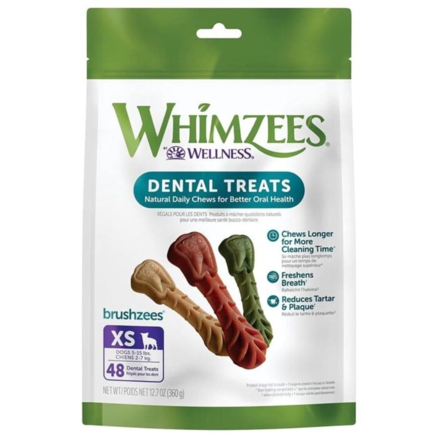 WHIMZEES 迷你犬快樂牙刷形潔齒骨 48支 12.7oz (WHZ801L)